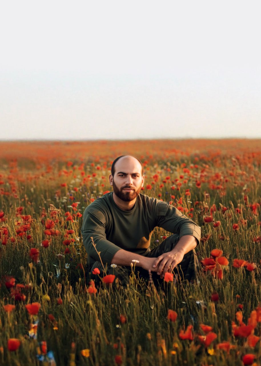 پوستر شهید مدافع حرم محمدحسین مرادی